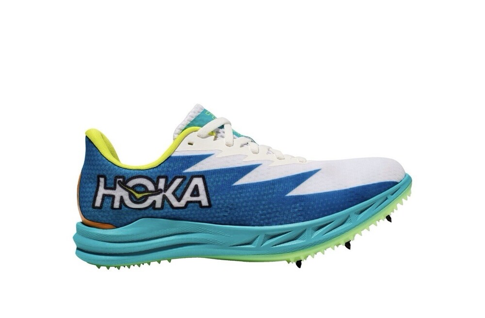 New NIB HOKA Crescendo MD Running Spike Shoes Track Ceramic Blue Men's 13